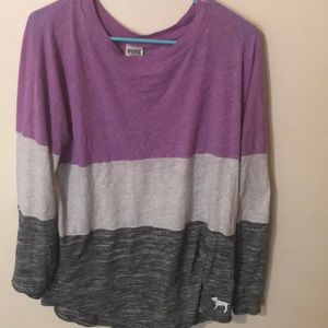 A PINK light pullover sweater